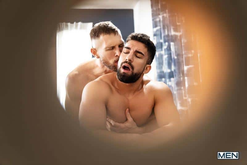 Hairy chested hunk Paul Wagner huge cock raw fucks bearded hottie Nick LA hot bubble ass 17 gay porn pics - Hairy chested hunk Paul Wagner’s huge cock raw fucks bearded hottie Nick LA’s hot bubble ass